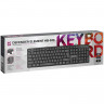 Клавиатура проводная DEFENDER Element HB-520, USB, 104 клавиши + 3 дополнительные клавиши, черная, 45522 по низкой цене оптом Краснодар, Москва, Уфа, Казань, Барнаул, Владивосток, Хабаровск, Сахалин, Красноярск, Екатеренбург, 