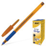 Ручка шариковая с грипом BIC "Orange Grip", СИНЯЯ, корпус оранжевый, узел 0,8 мм, линия письма 0,3 мм, 811926 по низкой цене оптом 