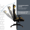 Кресло компьютерное BRABIX "GT Master GM-110", две подушки, экокожа, черное/желтое, 531927 по низкой цене оптом 