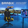 Кресло компьютерное BRABIX "GT Master GM-110", две подушки, экокожа, черное/желтое, 531927 по низкой цене оптом 
