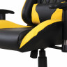 Кресло компьютерное BRABIX "GT Master GM-110", две подушки, экокожа, черное/желтое, 531927 по низкой цене оптом 