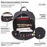 Рюкзак BRAUBERG универсальный, сити-формат, "Black Melange", с защитой от влаги, 43х30х17 см, 228841 по низкой цене оптом 