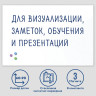 Доска магнитно-маркерная стеклянная 60х90 см, 3 магнита, БЕЛАЯ, BRAUBERG, 236747 по низкой цене оптом 