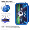 Пенал ПИФАГОР, 3 отделения, ламинированный картон, 19х11 см, "Stadium", 228110 по низкой цене оптом 