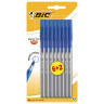 Ручки шариковые с грипом BIC "Round Stic Exact", НАБОР 6+2 шт., СИНИЕ, линия письма 0,28 мм, блистер, 932862 по низкой цене оптом 