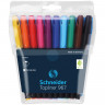 Набор капиллярных ручек (линеров) SCHNEIDER 10 шт., АССОРТИ, "Topliner 967", корпус черный, линия письма 0,4 мм, 196790 по низкой цене оптом 