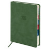 Ежедневник датированный 2026 B6 125х173мм GALANT Vivid, под кожу, зеленый, 117409 по низкой цене оптом 