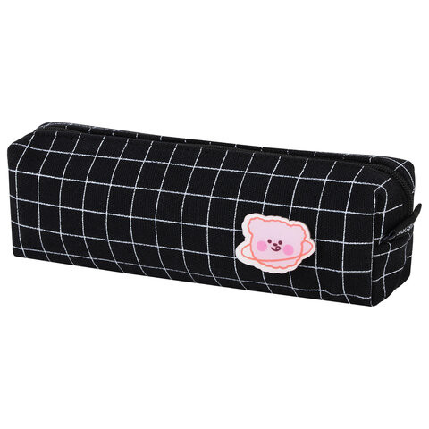 Пенал BRAUBERG, 1 отделение, полиэстер, Cute bear, черный, 19х4х6 см, 272303 по низкой цене оптом 
