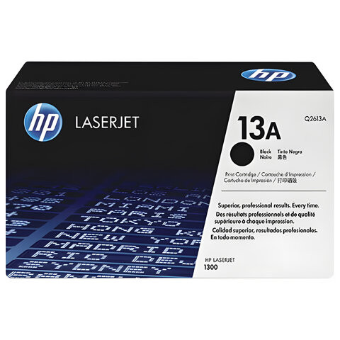 Картридж лазерный HP (Q2613A) LaserJet 1300/1300N, №13А, оригинальный, ресурс 2500 страниц по низкой цене оптом 