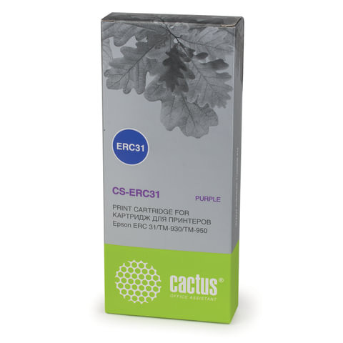 Картридж матричный CACTUS (CS-ERC31) для EPSON TM-930/950, пурпурный по низкой цене оптом 