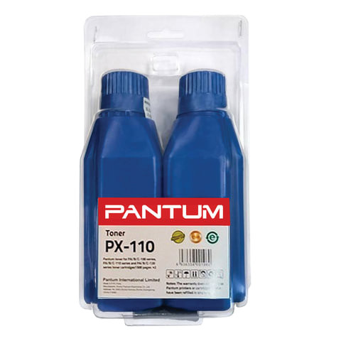 Заправочный комплект PANTUM (PX-110) P2000/M5000/M5005/M6000 и т.д., ресурс 3000 стр., 2 тонера + 2 чипа, оригинальный по низкой цене оптом 