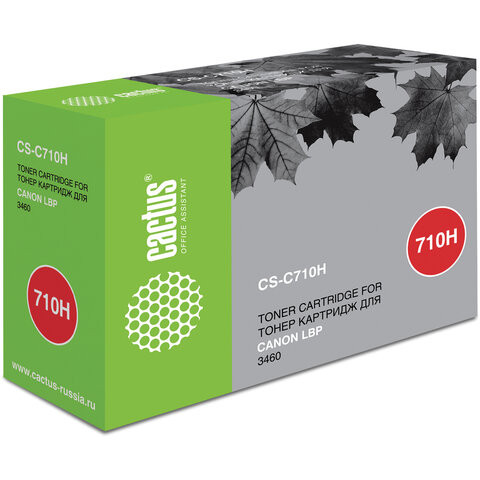 Картридж лазерный CACTUS (CS-C710H) для CANON LBP-3460, ресурс 12000 стр. по низкой цене оптом 