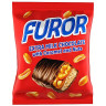 Конфеты шоколадные FURORSOFT с мягкой карамелью и арахисом, 500 г, пакет, НК840 по низкой цене оптом 