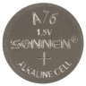 Батарейка SONNEN Alkaline, A76 (G13, LR44), алкалиновая, 1 шт., в блистере (отрывной блок), 451975 по низкой цене оптом 