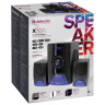 Колонки компьютерные DEFENDER X500, 2.1, 50 Вт, Bluetooth, FM-тюнер, пластик/дерево, черные, 65526 по низкой цене оптом 