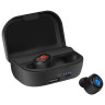Наушники с микрофоном (гарнитура) DEFENDER TWINS 639, Bluetooth, беспроводные, черные, 63639 по низкой цене оптом 