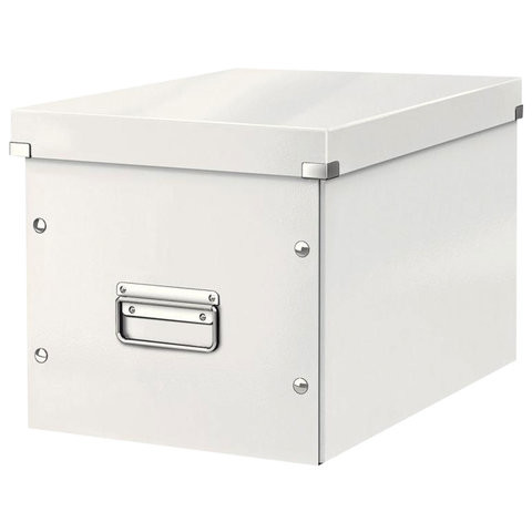 Короб архивный LEITZ "Click & Store" L, 310х320х360 мм, ламинированный картон, разборный, белый, 61080001 по низкой цене оптом 