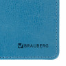 Планинг настольный недатированный (305x140 мм) BRAUBERG "Rainbow", кожзам, 60 л., бирюзовый, 111700 по низкой цене оптом 