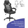 Кресло компьютерное BRABIX "Rider Plus EX-544" КОМФОРТ, экокожа, черное/серое, 531582 по низкой цене оптом 