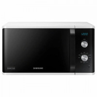 Микроволновая печь SAMSUNG MG23K3614AW/BW, объем 23 л, мощность 800 Вт, механическое управление, гриль, белая