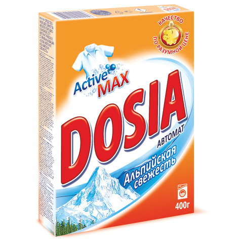 Стиральный порошок-автомат 400 г, DOSIA (Дося) "Альпийская свежесть", 280454 по низкой цене оптом 