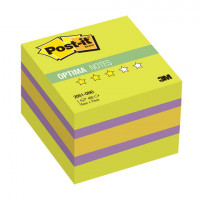 Блок самоклеящийся (стикер) POST-IT ORIGINAL "Весна", 51х51 мм, 400 л., ассорти, 2051-ONG