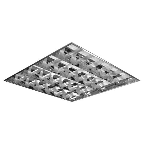 Светильник светодиодный АРМСТРОНГ, КСЕНОН, 4 LED лампы х10 Вт, без ПРА, зеркальный растровый, 595x595x70, 0140418103-11 по низкой цене оптом 