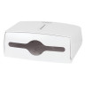 Диспенсер для полотенец LAIMA PROFESSIONAL BASIC (Система H2), Z-сложения, белый, ABS, 605049 по низкой цене оптом Краснодар, Москва, Уфа, Казань, Барнаул, Владивосток, Хабаровск, Сахалин, Красноярск, Екатеренбург, 