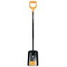 Лопата совковая FISKARS Solid, D-образная ручка, высота 127 см, стальной черенок, 1026685 по низкой цене оптом Краснодар, Москва, Уфа, Казань, Барнаул, Владивосток, Хабаровск, Сахалин, Красноярск, Екатеренбург, 