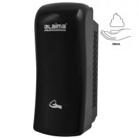 Диспенсер для мыла-пены LAIMA PROFESSIONAL ORIGINAL, НАЛИВНОЙ, 0,8 л, черный, ABS-пластик, 605777