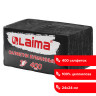 Салфетки бумажные 400 шт., 24х24 см, "Big Pack", черные, 100% целлюлоза, LAIMA, 115401 по низкой цене оптом 
