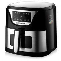 Аэрогриль BRAYER BR2037, 1500 Вт, 5 л, 7 программ, таймер, сенсорное управление, нерж
