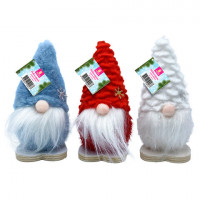 Украшение новогоднее интерьерное, 12см, "Гномики", полиэстер/пенопласт, ассорти, ЗОЛОТАЯ СКАЗКА, 592567