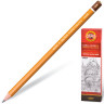 Карандаш чернографитный KOH-I-NOOR 1500, 1 шт., 3H, без резинки, корпус желтый, заточенный, 150003H01170RU по низкой цене оптом Краснодар, Москва, Уфа, Казань, Барнаул, Владивосток, Хабаровск, Сахалин, Красноярск, Екатеренбург, 