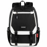 Рюкзак BRAUBERG FUSION универcальный, USB-порт, черный с белыми вставками, 45х31х15см, 271657 по низкой цене оптом 