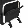 Рюкзак BRAUBERG FUSION универcальный, USB-порт, черный с белыми вставками, 45х31х15см, 271657 по низкой цене оптом 
