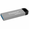 Флеш-диск 128GB KINGSTON DataTraveler Kyson, разъем USB 3.2, серебряный, DTKN/128GB по низкой цене оптом Краснодар, Москва, Уфа, Казань, Барнаул, Владивосток, Хабаровск, Сахалин, Красноярск, Екатеренбург, 