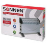 Обогреватель-конвектор SONNEN Y-02S, 1500 Вт, 3 режима работы, белый/черный, 453494 по низкой цене оптом 