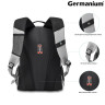 Рюкзак GERMANIUM "S-07" универсальный, уплотненная спинка, облегчённый, светло-серый, 46х32х15 см, 226954 по низкой цене оптом 