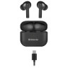 Наушники с микрофоном (гарнитура) DEFENDER TWINS 907, Bluetooth, беспроводные, черные, 63907 по низкой цене оптом 