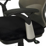 Кресло BRABIX "Saturn ER-400", с подголовником, комбинированное, черное/серое, 530871 по низкой цене оптом 