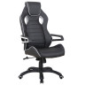 Кресло компьютерное BRABIX "Techno Pro GM-003", экокожа, черное/серое, вставки серые, 531814 по низкой цене оптом 