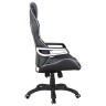 Кресло компьютерное BRABIX "Techno Pro GM-003", экокожа, черное/серое, вставки серые, 531814 по низкой цене оптом 