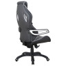 Кресло компьютерное BRABIX "Techno Pro GM-003", экокожа, черное/серое, вставки серые, 531814 по низкой цене оптом 