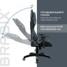Кресло компьютерное BRABIX "GT Carbon GM-120", две подушки, экокожа, черное/зеленое, 531929 по низкой цене оптом 