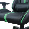 Кресло компьютерное BRABIX "GT Carbon GM-120", две подушки, экокожа, черное/зеленое, 531929 по низкой цене оптом 