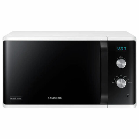 Микроволновая печь SAMSUNG MS23K3614AW/BW, объем 23 л, мощность 800 Вт, механическое управление, белая по низкой цене оптом 