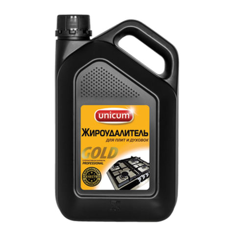 Средство для чистки плит, духовок, грилей от жира/нагара 3 л, UNICUM "Gold Professional", 300025 по низкой цене оптом 