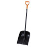 Лопата снегоуборочная FISKARS, пластик, 38х35,5 см, высота 133 см, алюминиевая кромка, деревянный черенок, 1026794 по низкой цене оптом 