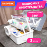 Аптечка домашняя органайзер для хранения лекарств и витаминов размер L 28*16*16см DA по низкой цене оптом 